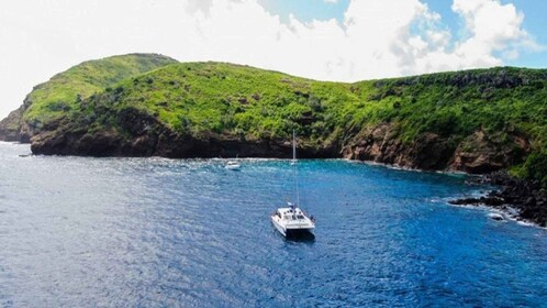 Île Gabriel : Catamaran d'une journée croisière Groupe excursion