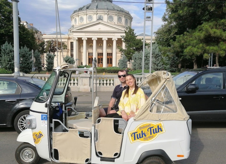 Picture 12 for Activity Bucharest: Tuk Tuk Romantic Tour with miniBAR