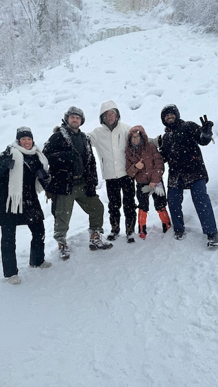 Rovaniemi: Korouoma Canyon Frozen Waterfalls Guided Hike