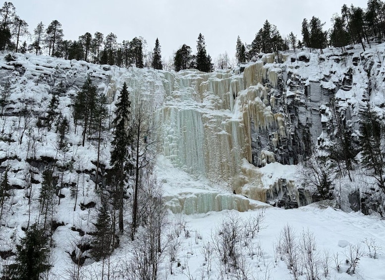 Picture 10 for Activity Rovaniemi: Korouoma Canyon Frozen Waterfalls Guided Hike