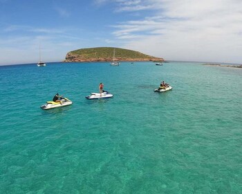 San Antonio: Vannscootertur til Cala Comte