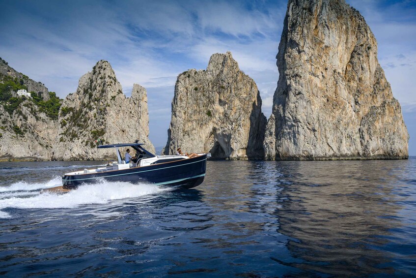 Picture 1 for Activity From Positano: Private Tour to Capri on a Gozzo Boat