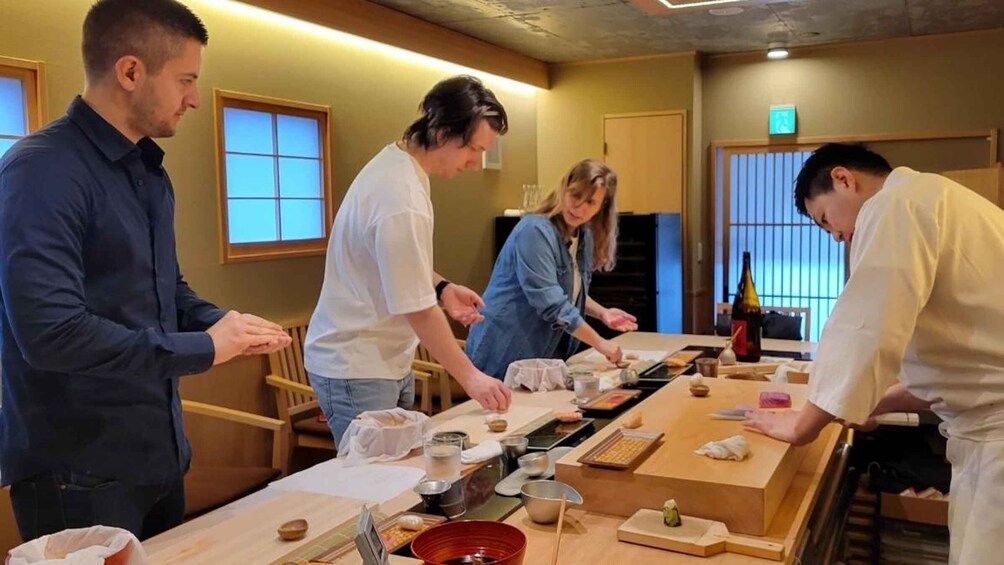 Sushi Making Experience in Shibuya