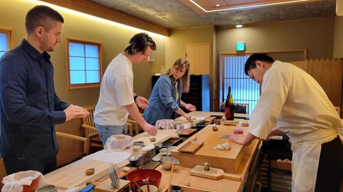 Sushi-Erlebnis in Shibuya