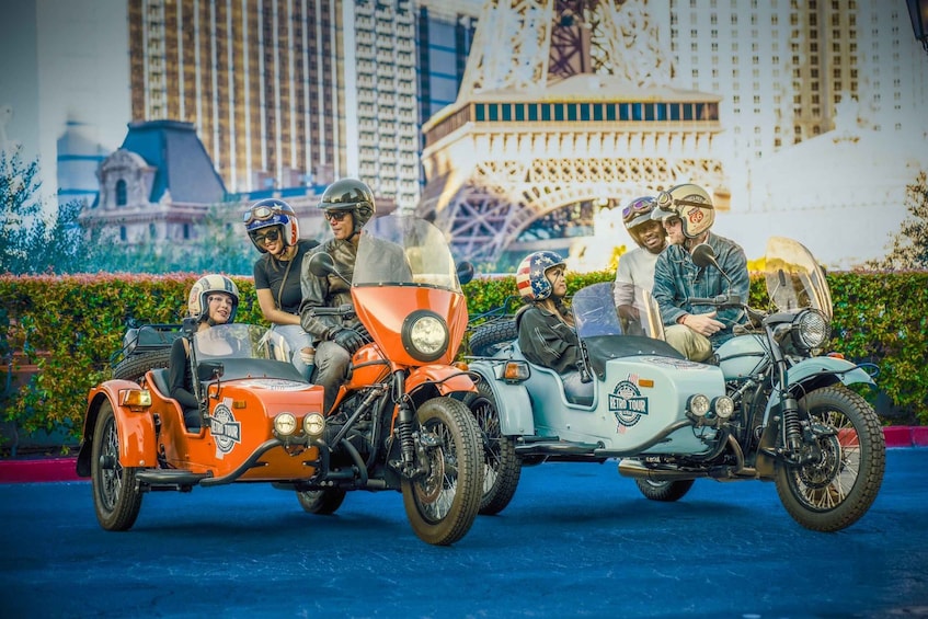 Picture 1 for Activity Las Vegas: Private Sidecar Motorcycle Tour of Vegas Strip