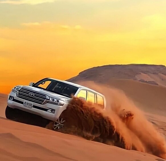 Picture 19 for Activity Qatar: Sunset Desert Safari with Camel Ride & Sandboarding
