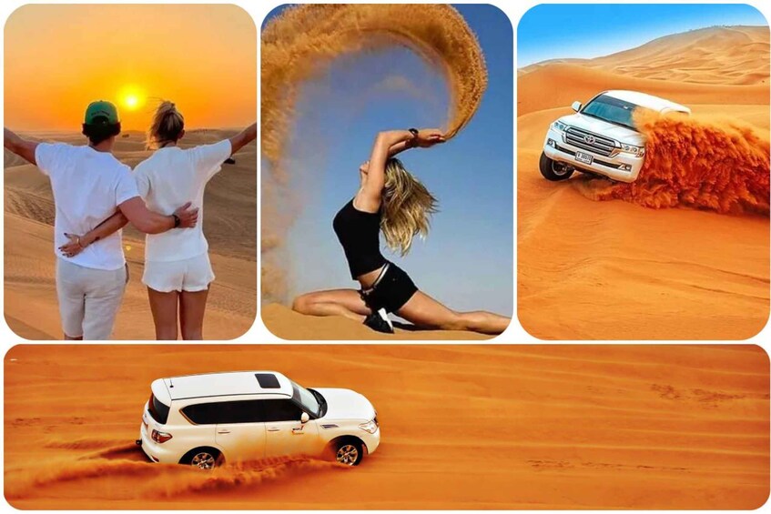 Picture 2 for Activity Qatar: Private Sunset Desert Safari, Camel Ride, Inland sea