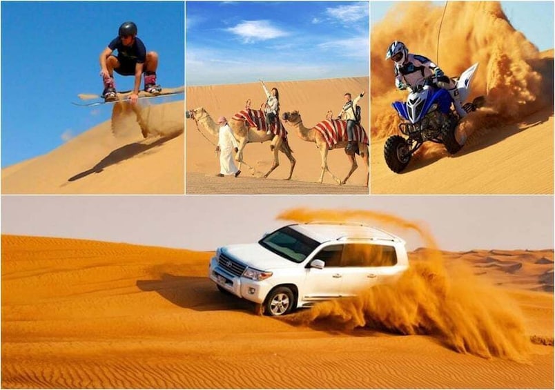 Qatar: Private Sunset Desert Safari, Camel Ride, Inland sea