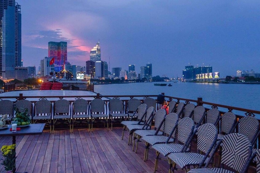 Picture 4 for Activity Private Jeep Tour Saigon by Night & Cruise Dinner with Music