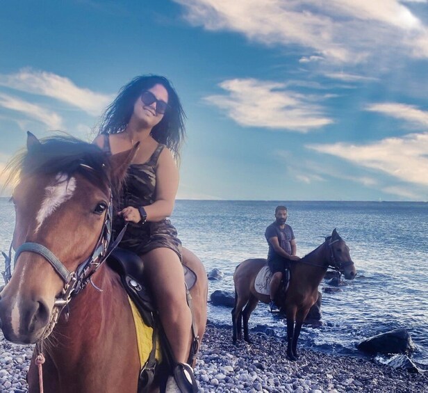 Picture 3 for Activity Akrotiri: Guided Horseback Riding Day Trip to a Beach