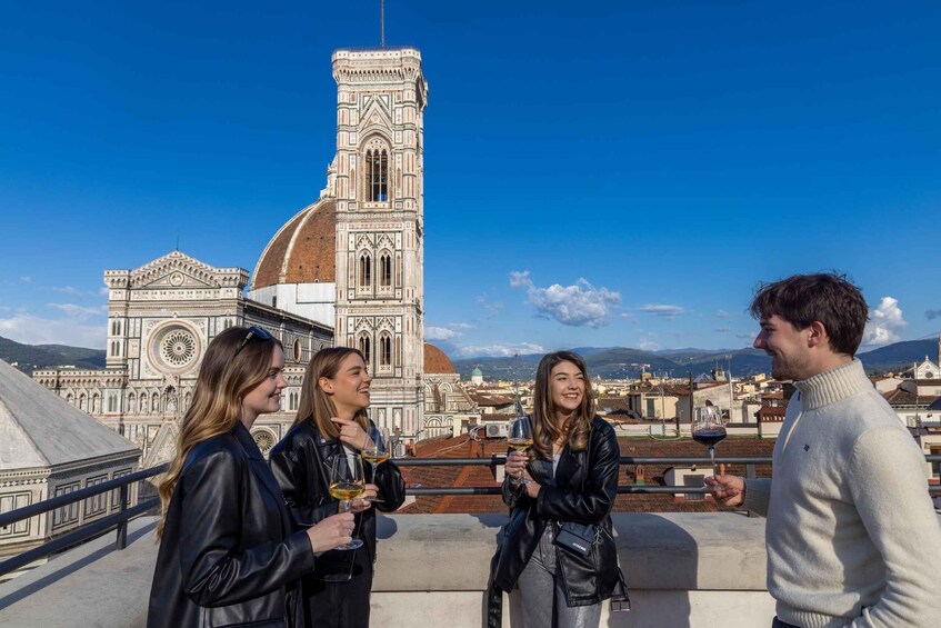 Picture 1 for Activity Florence: Private Rooftop Wine and Food Tasting Trip