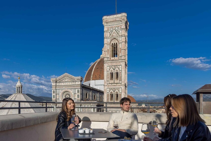 Picture 2 for Activity Florence: Private Rooftop Wine and Food Tasting Trip