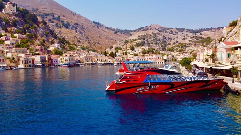 Kolympia: barco de alta velocidad a la isla Symi y la bahía de San Jorge