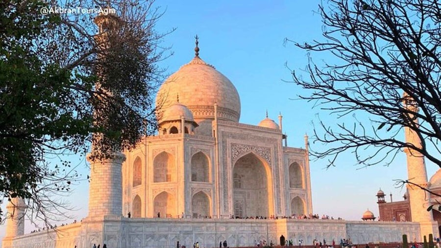 From Delhi: Taj Mahal Agra Day Trip with Guide & Transfer