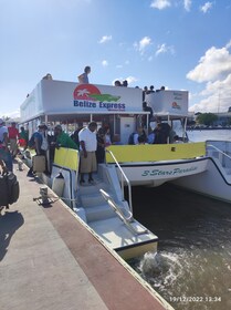 Flores: Belize, Caye Caulke, San Pedro Van/ Ferry Transfer