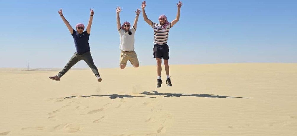 Picture 1 for Activity Desert Safari, Camel Ride, Sandboarding and Inland Sea Tour