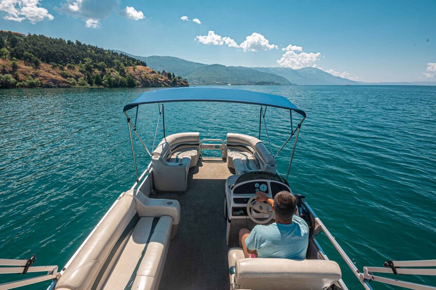 Ohrid: East Coast and St. Naum Monastery Full-Day Boat Tour