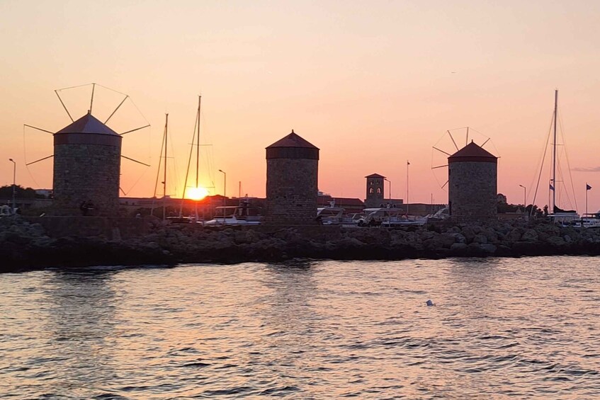 Rhodes Town Private Sunset Cruise