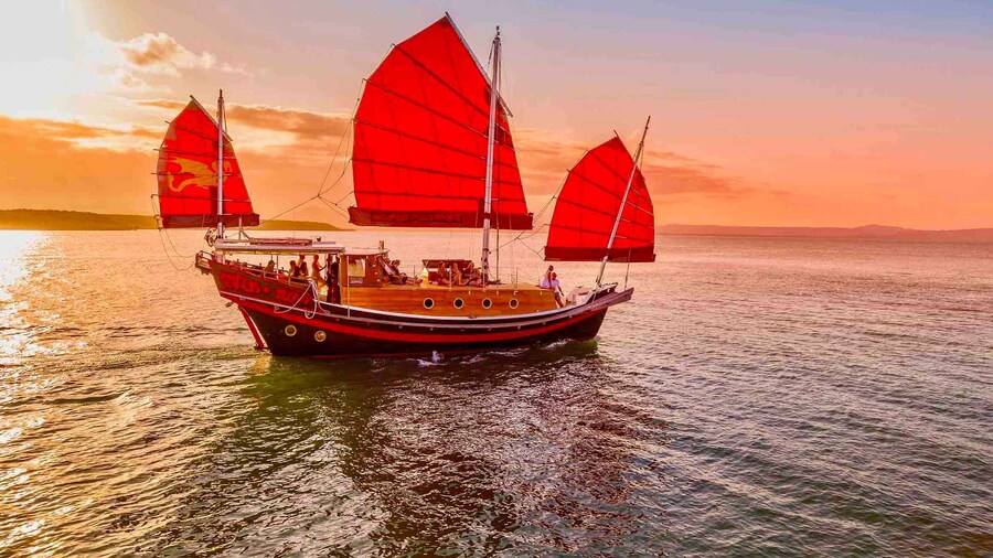 Port Douglas: Sunset Cruise on a Chinese Shaolin Junk Ship