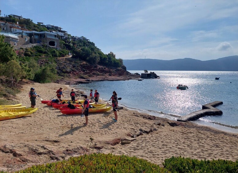 Picture 2 for Activity Mykonos: Secluded Bays Sea Kayaking Tour with GoPro Photos