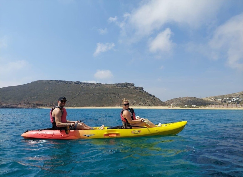Picture 7 for Activity Mykonos: Secluded Bays Sea Kayaking Tour with GoPro Photos