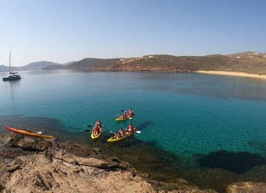 Mykonos: Secluded Bays Sea Kayaking Tour with GoPro Photos