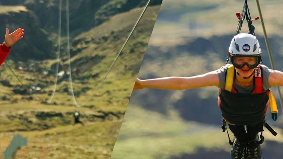 The Falcon : Superman ride with Mega Zipline Iceland