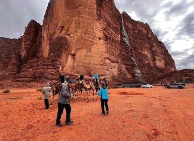 sunset or sunrise camel tour