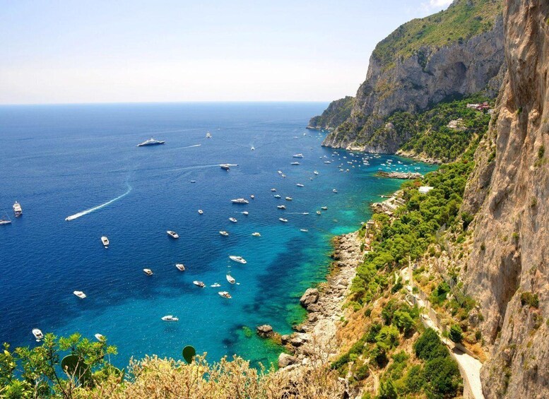 Picture 7 for Activity From Naples: Capri Boat Tour with Island Stop and Snorkeling