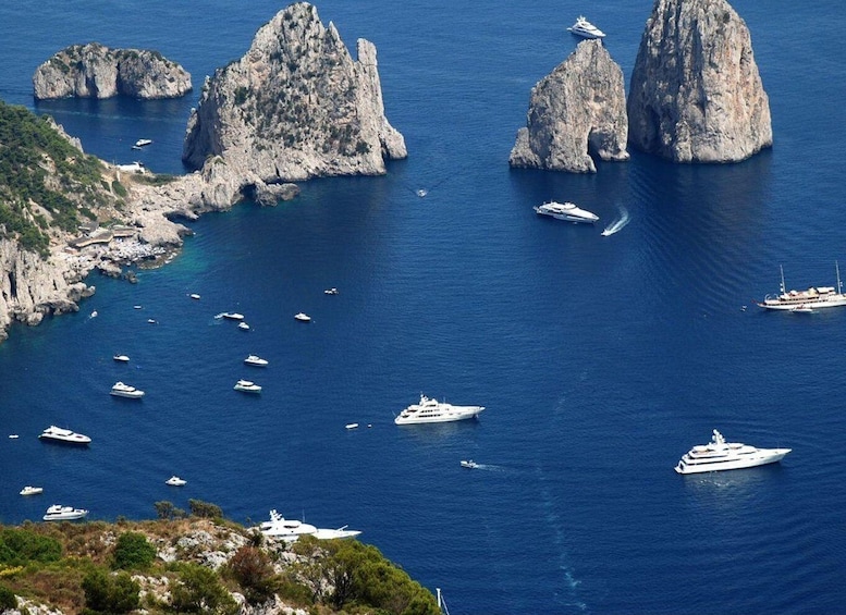 Picture 3 for Activity From Naples: Capri Boat Tour with Island Stop and Snorkeling