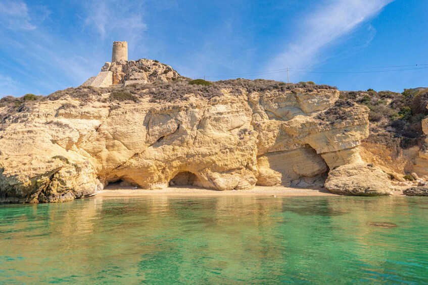 Picture 18 for Activity Cagliari Boat Tour to the Natural Pools, Snorkeling and Wine