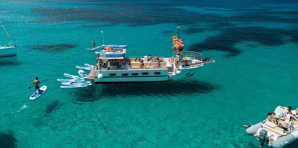 Picture 5 for Activity From San Antoni: Cala Bassa, Cala Comte, and Caves Boat Trip