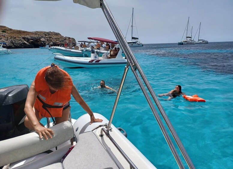 Picture 5 for Activity Favignana and Levanzo: Island tour by rib boat from Trapani