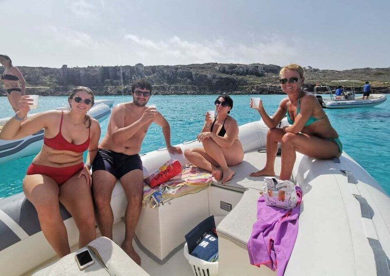 Picture 3 for Activity Favignana and Levanzo: Island tour by rib boat from Trapani