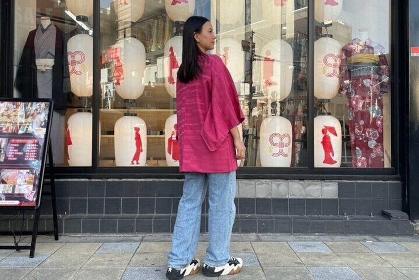 Kimono rental 90 minutes+1 FREE GIFT(KIMONO,HAORI)