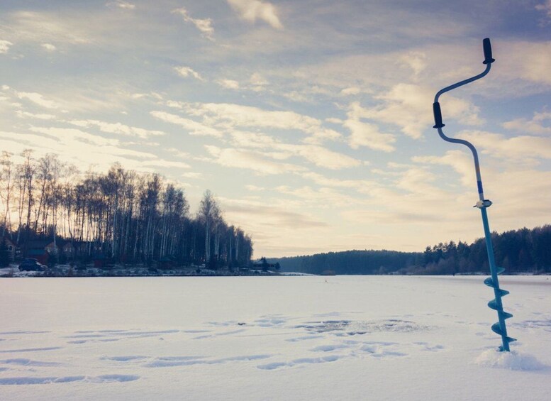 Picture 4 for Activity Rovaniemi: Ice Fishing Small Group Tour & Barbeque