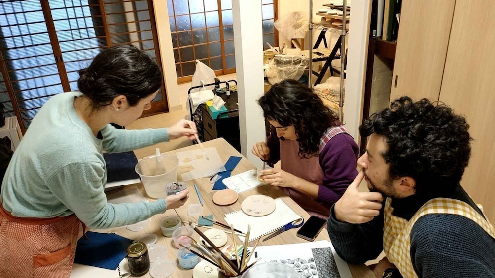 Picture 1 for Activity Osaka: Private Ceramic Painting Workshop