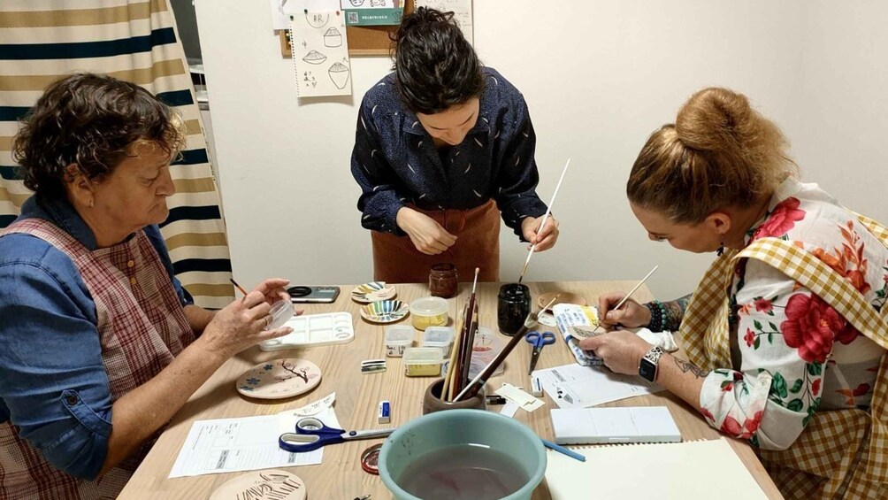 Picture 2 for Activity Osaka: Private Ceramic Painting Workshop