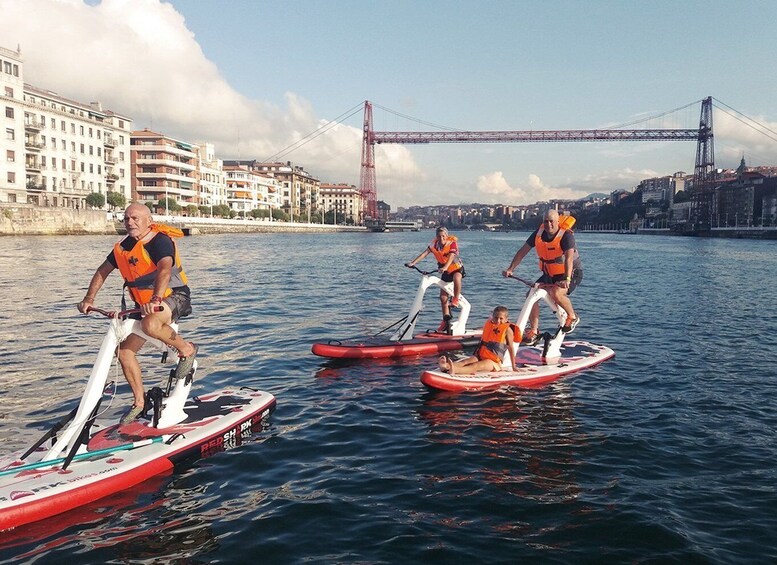 Picture 9 for Activity Getxo: Bay of Biscay Guided Water Bike Tour