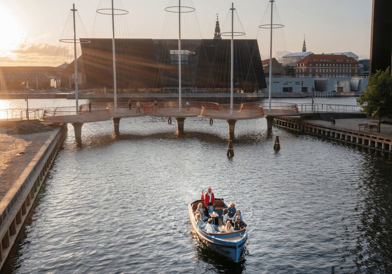 Picture 1 for Activity Copenhagen: Guided Canal Tour by Electric Boat