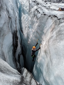 Privates Eisklettern am Sólheimajökull