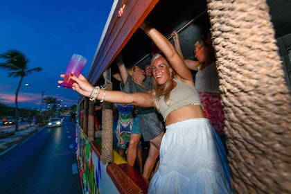 Aruba: Barhoppende Party Bus Tour met DJ en Dansen