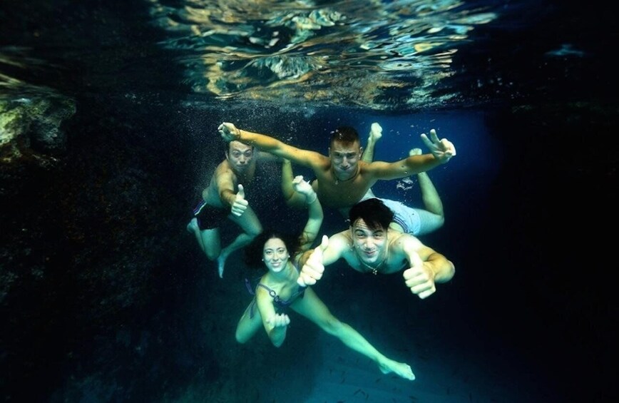 Picture 7 for Activity Cinque Terre: Hybrid Boat Tour with Swimming Stop