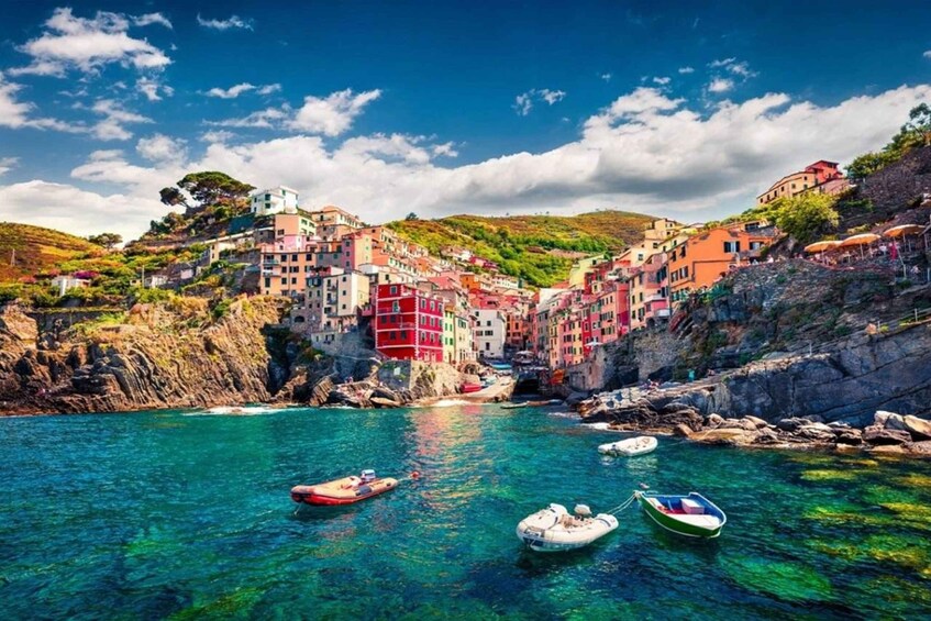 Picture 8 for Activity Cinque Terre: Hybrid Boat Tour with Swimming Stop
