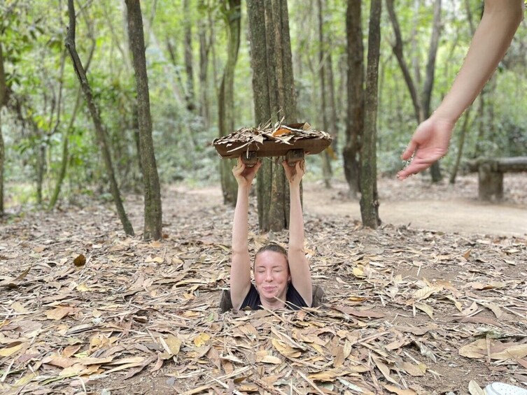 Morning Cu Chi Tunnels Group Tour from Ho Chi Minh with Guide Insights