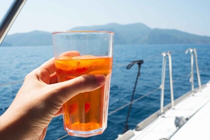 Scala dei Turchi : Excursion privée en bateau avec apéritif de coucher de s...