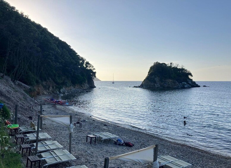 Picture 3 for Activity Marciana Marina: Evening Sea Kayaking Tour with Swim Stop