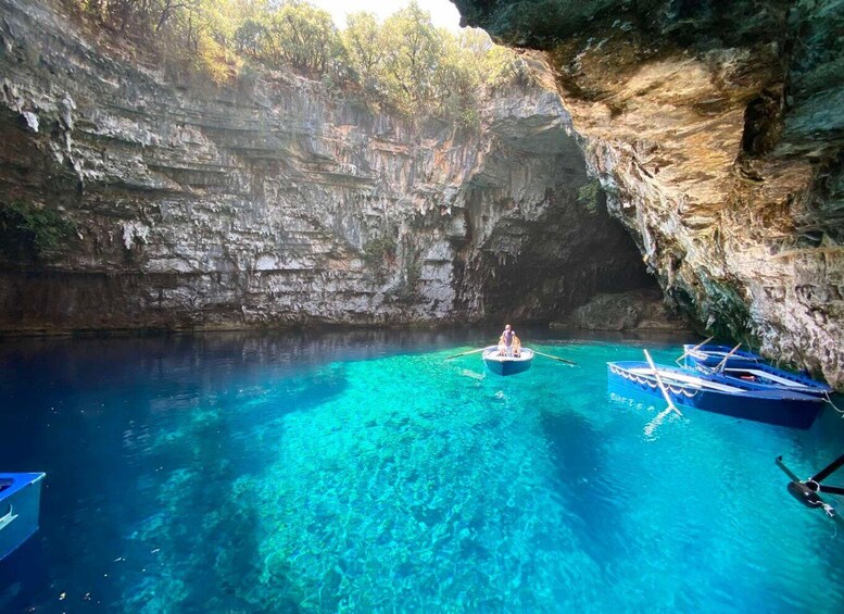 Picture 4 for Activity Kefalonia: Melissani Lake, Drogarati Cave, & Myrtos Day Trip