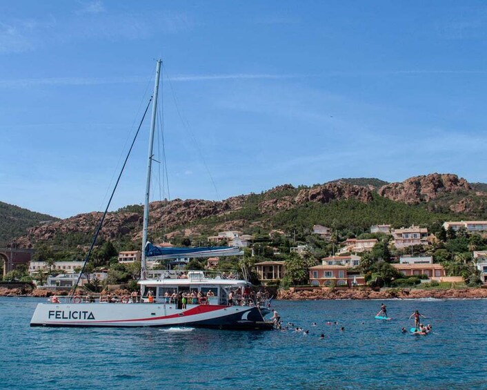 Picture 4 for Activity Saint Raphaël: Morning Discovery with a Guided Tour Cruise