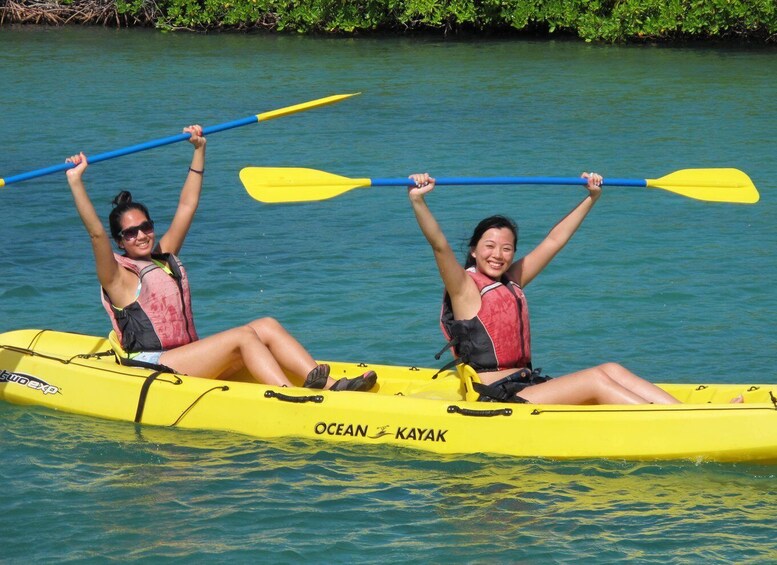 Picture 5 for Activity St. Thomas: Cas Cay - Kayak Hike and Snorkel Adventure